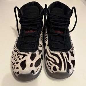 Zebra Jordan Sneakers Size 9